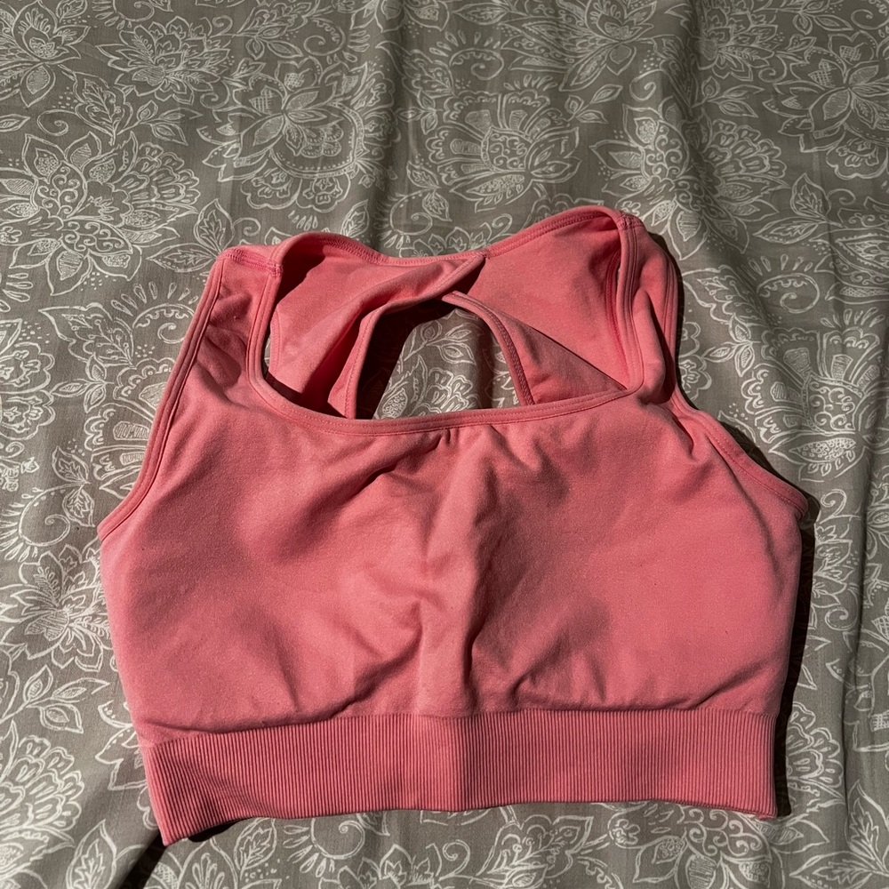 NVGTN Baby Pink Empower Sports Bra